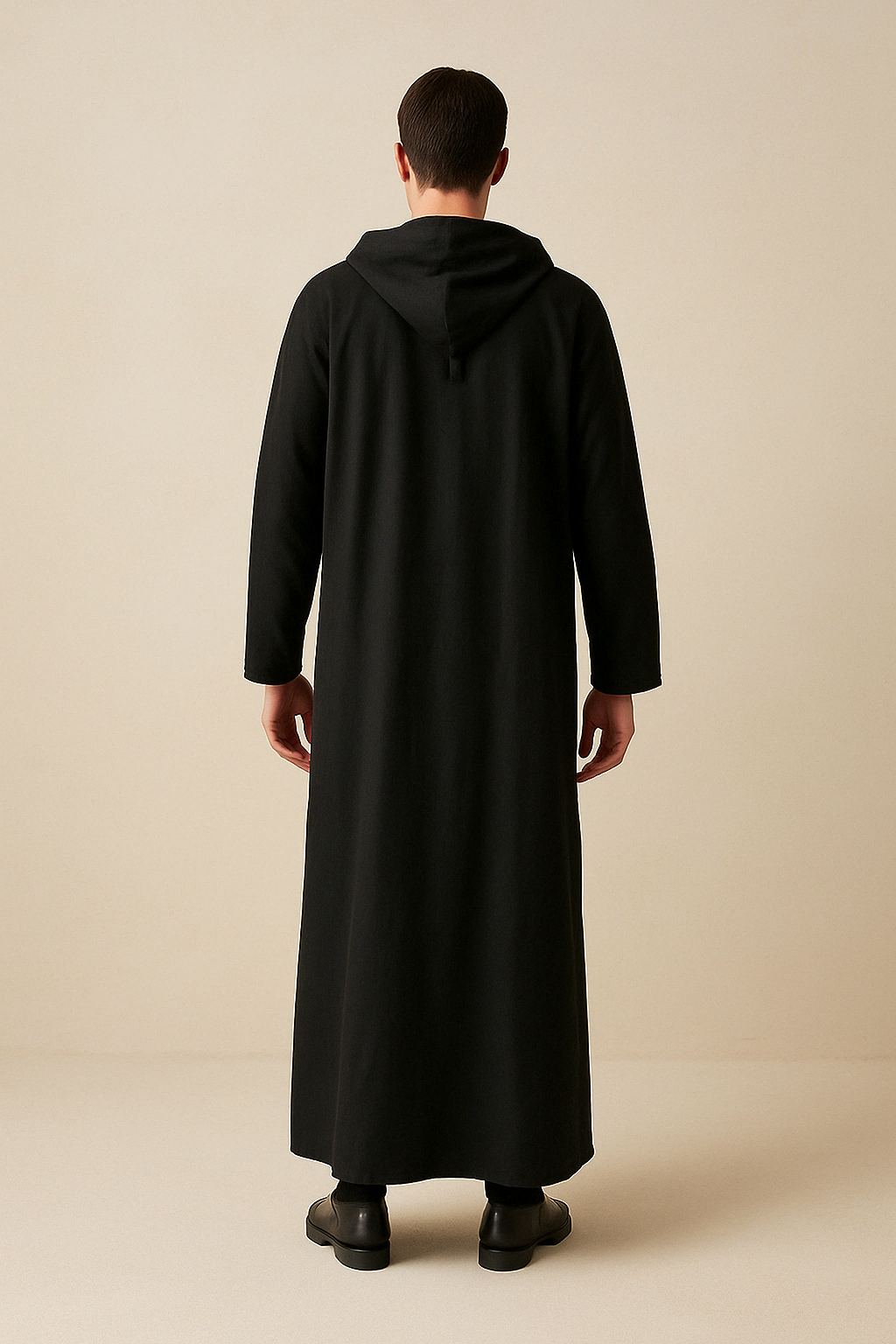 Qamis Homme à Capuche – Lin Respirant & Élégant - Muslim Essentials