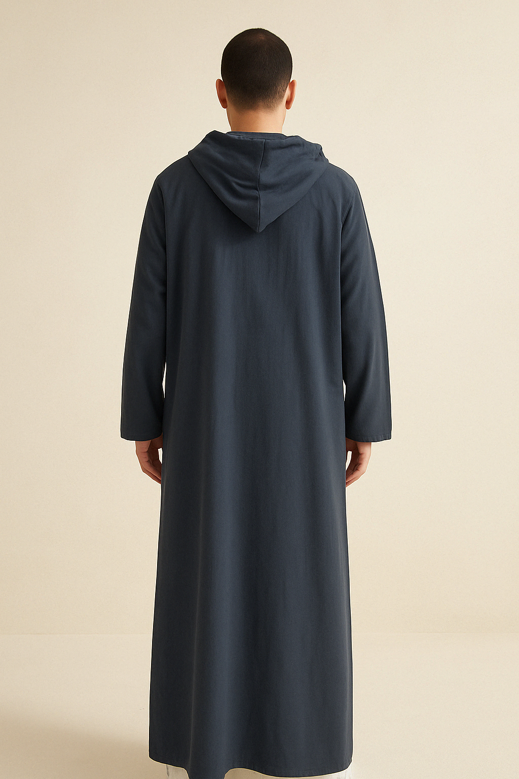 Qamis Homme à Capuche – Lin Respirant & Élégant - Muslim Essentials