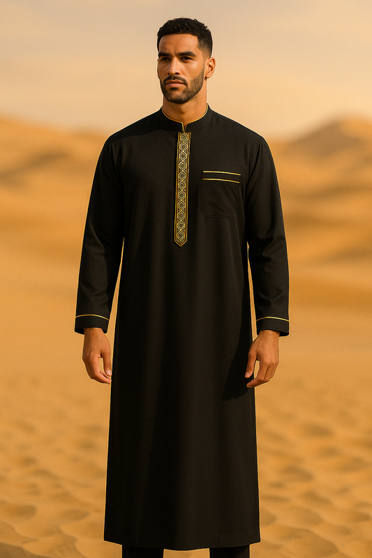 Qamis Al-Rāhil – Élégance Décontractée, Confort Toute l’Année - Muslim Essentials