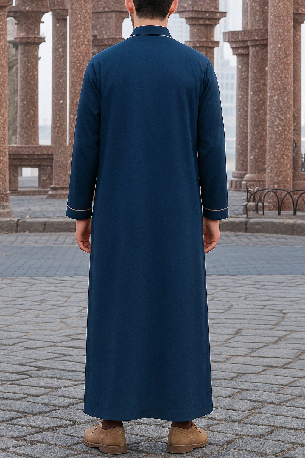 Qamis Al-Rāhil – Élégance Décontractée, Confort Toute l’Année - Muslim Essentials