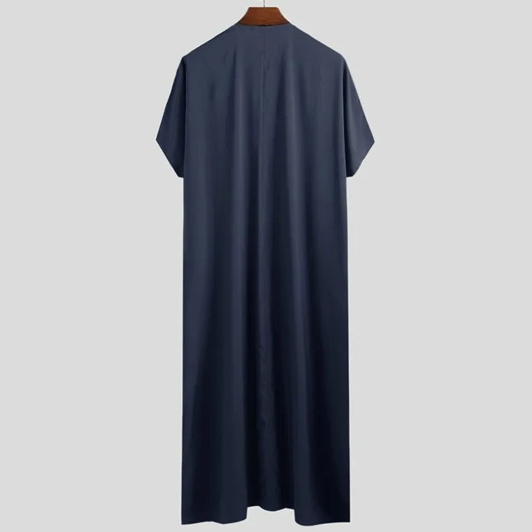 Kaftan Islamique Homme - Style Arabe Vintage, Manches Courtes - Muslim Essentials
