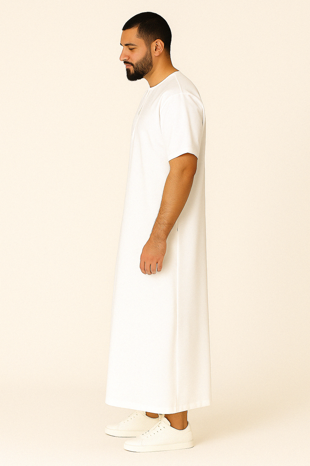 Qamis Al-Yawm – Élégance Quotidienne en Coton Premium - Muslim Essentials