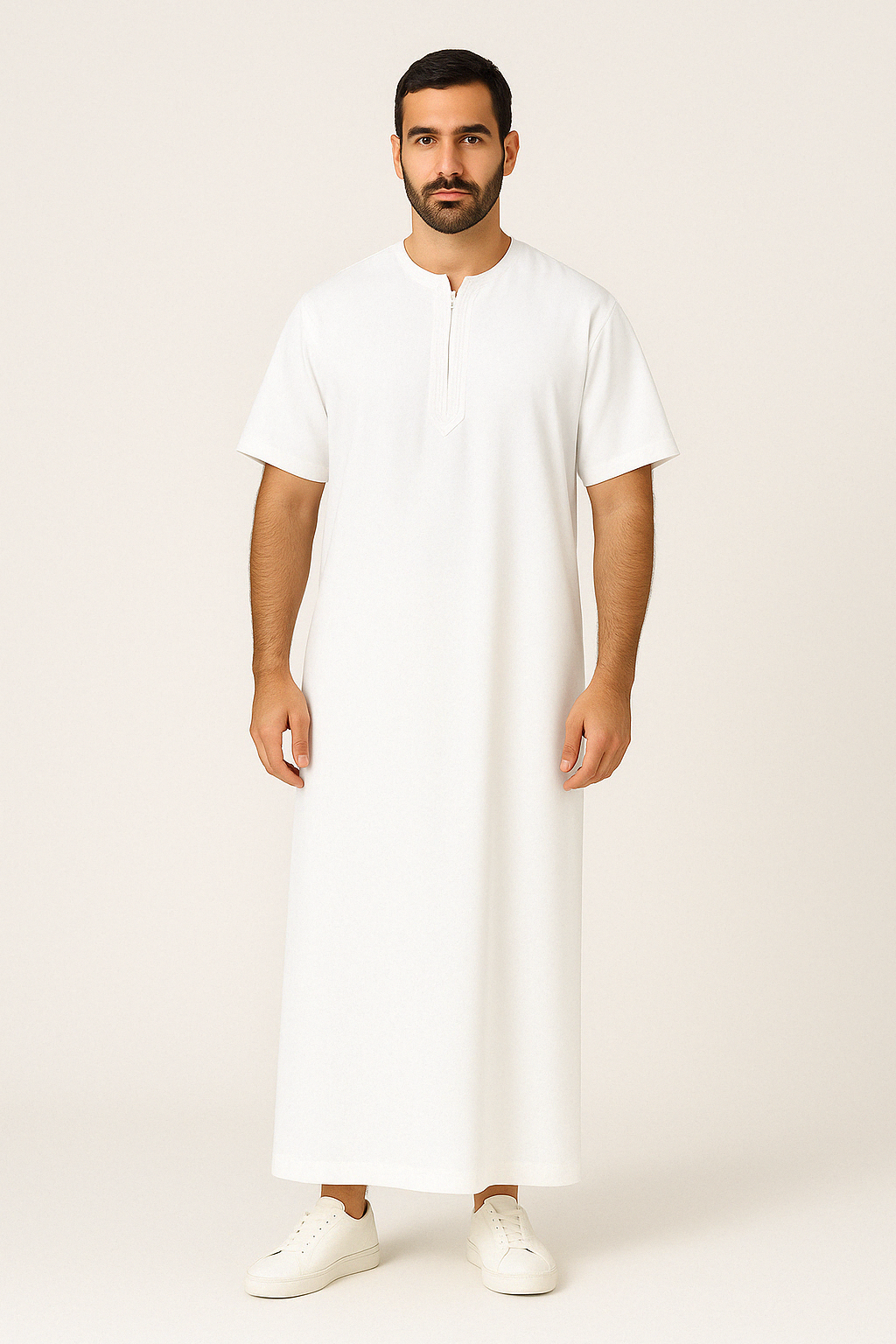 Qamis Al-Yawm – Élégance Quotidienne en Coton Premium - Muslim Essentials