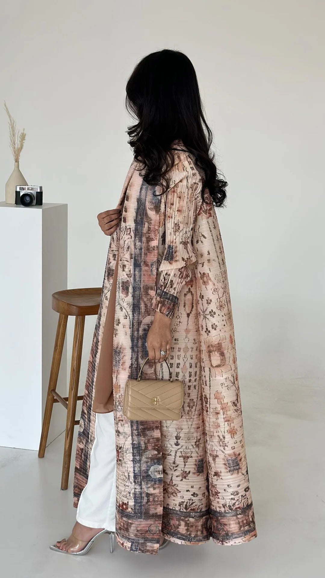 Abaya KAF - Robe Longue Musulmane Ouverte, Cardigan Classique, Taille S-XXL - Muslim Essentials