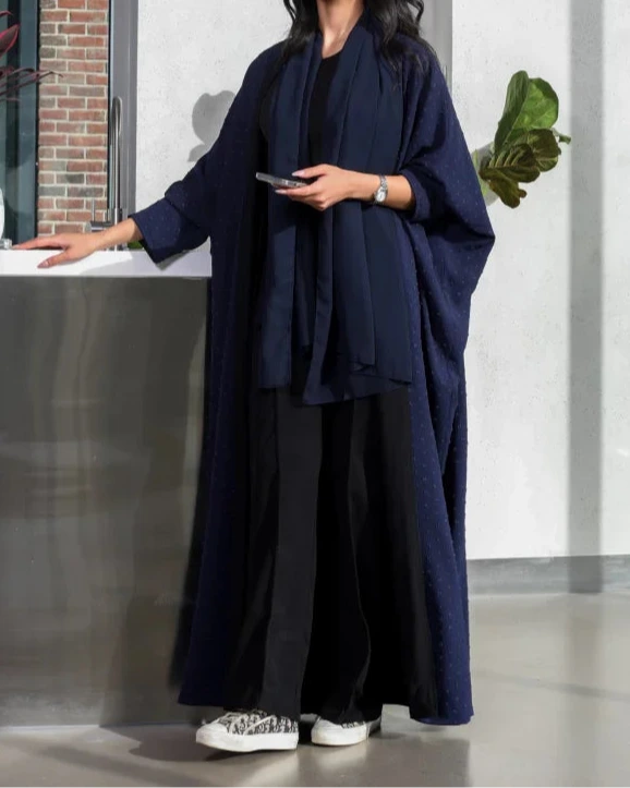 Abaya Kimono Ouverte – Élégance Dubaïote pour Ramadan & Eid - Muslim Essentials