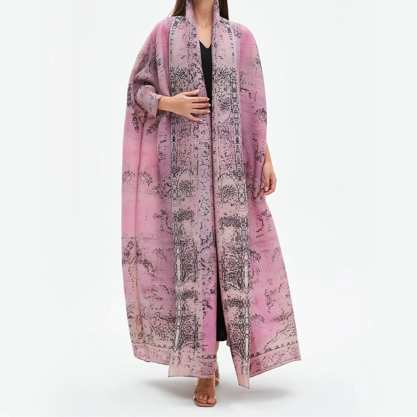 Manteau Long Femme Effet Froissé – Élégance Vintage & Confort Absolu - Muslim Essentials