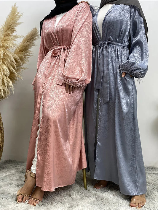 Chaomeng Abaya Femme Musulmane - Robe Modeste Dubai Kaftan Islamique - Muslim Essentials