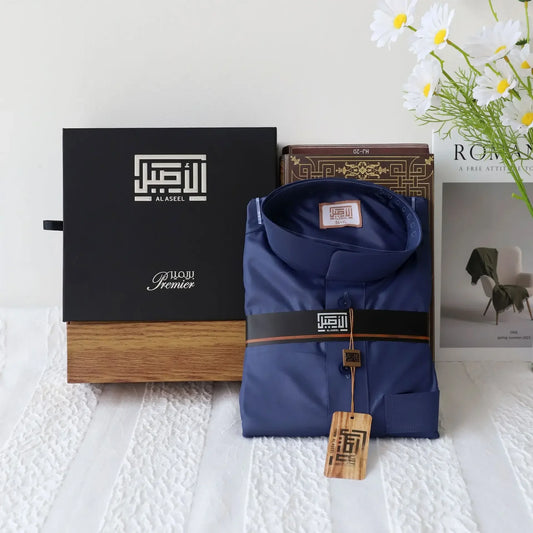 Robe Homme Luxe pour Eid – Style Dubai, Kimono Modeste et Élégant - Muslim Essentials