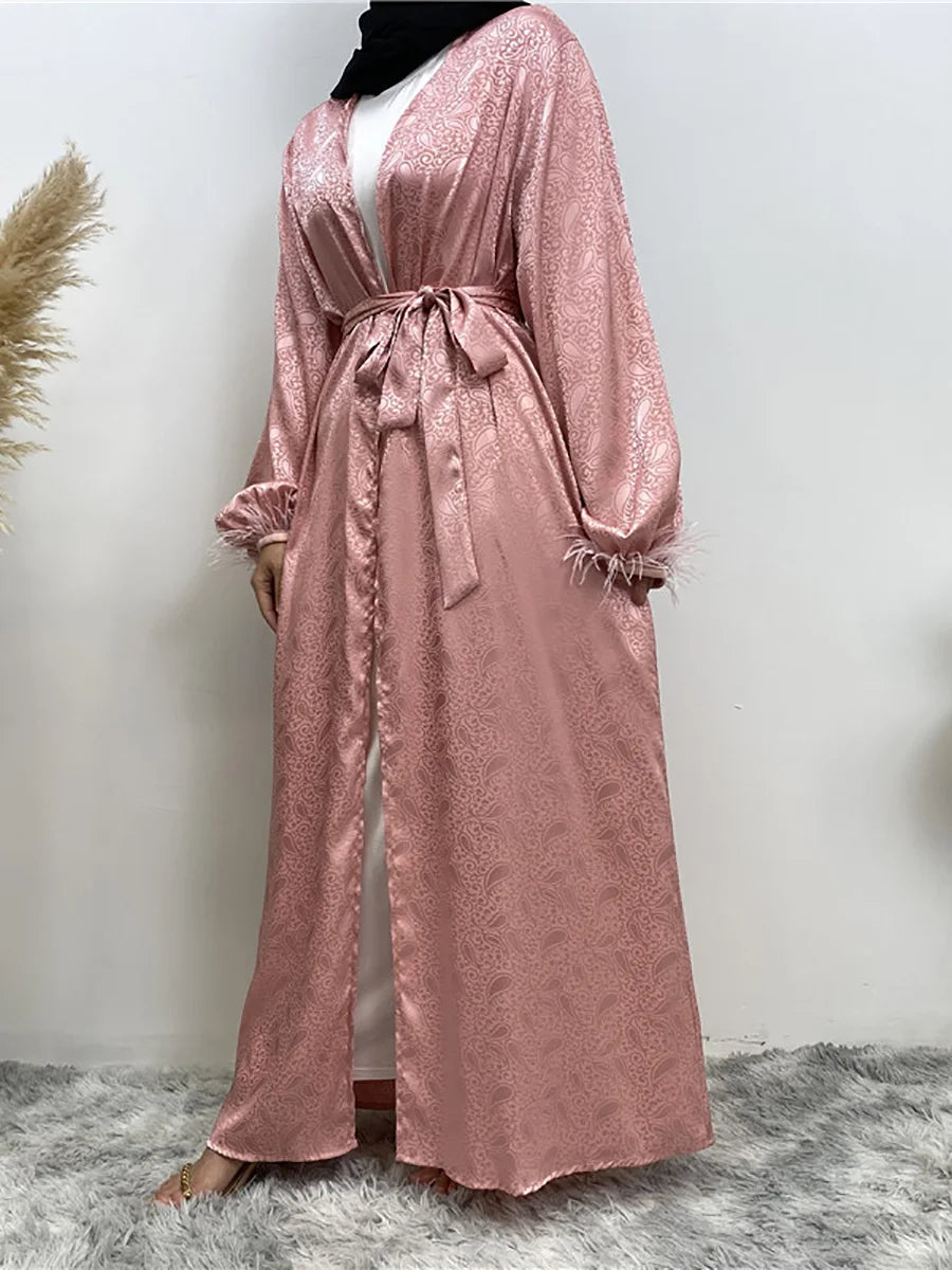 Chaomeng Abaya Femme Musulmane - Robe Modeste Dubai Kaftan Islamique - Muslim Essentials
