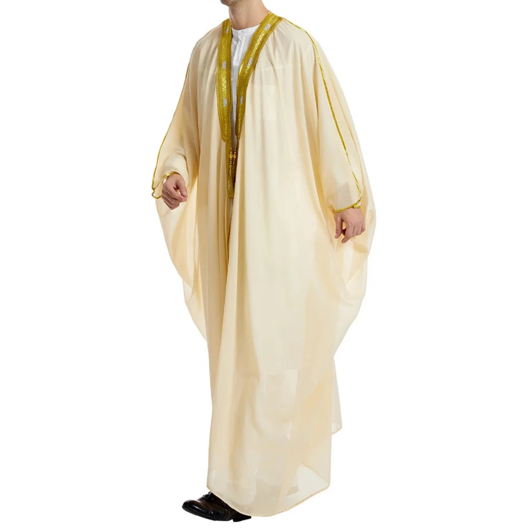 Kaftan Traditionnel pour Eid et Ramadan, Kimono Arabe Ouvert, Abaya Marocaine - Muslim Essentials