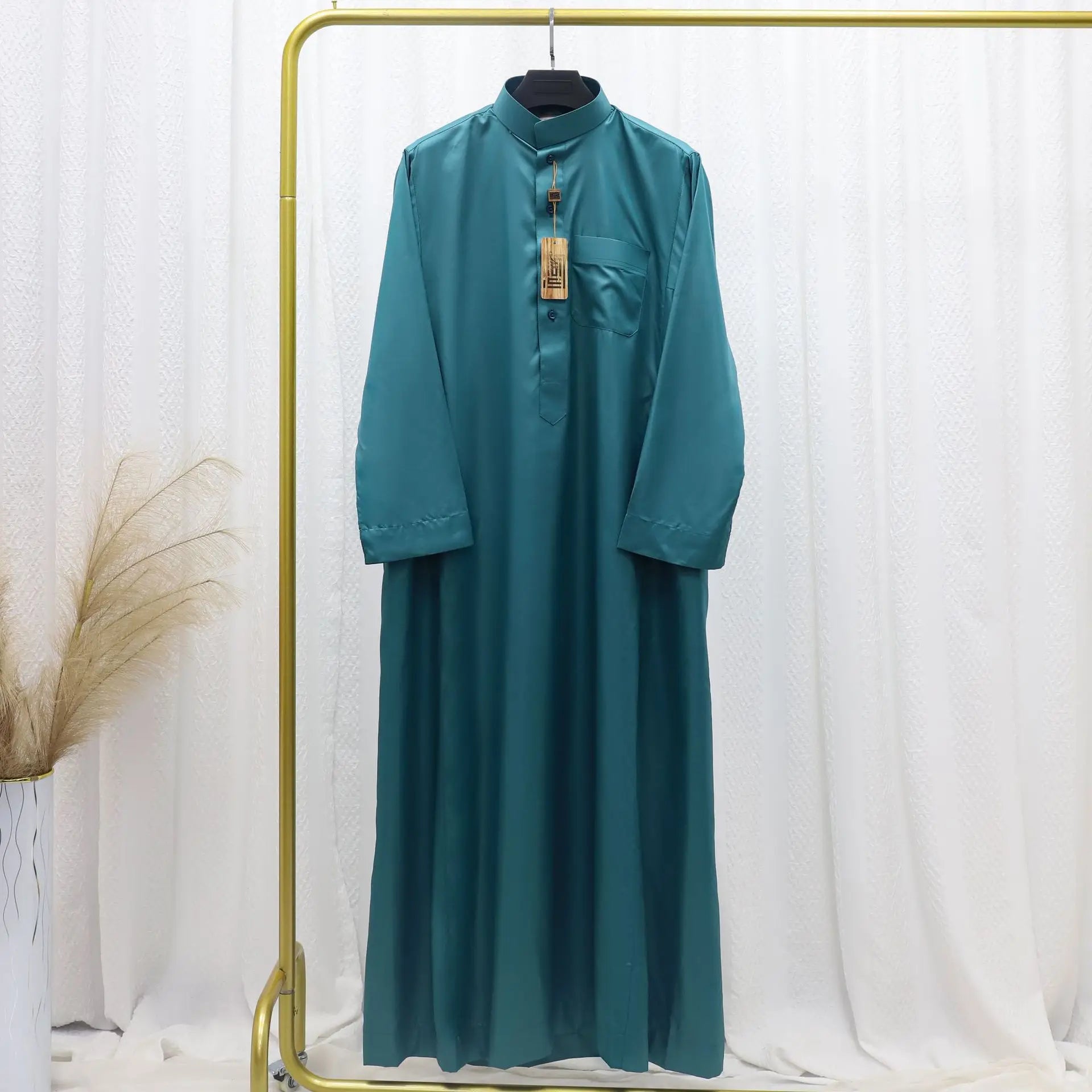 Robe Homme Luxe pour Eid – Style Dubai, Kimono Modeste et Élégant - Muslim Essentials