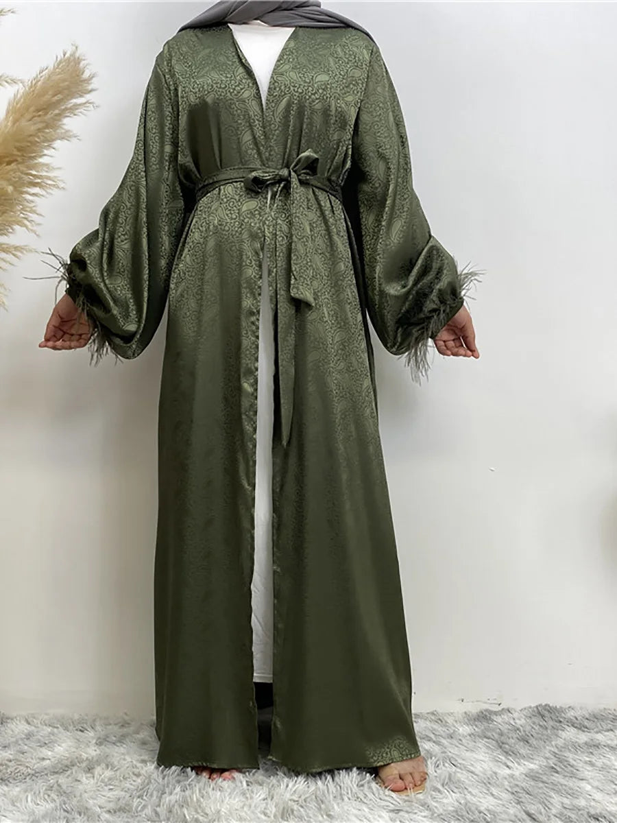 Chaomeng Abaya Femme Musulmane - Robe Modeste Dubai Kaftan Islamique - Muslim Essentials