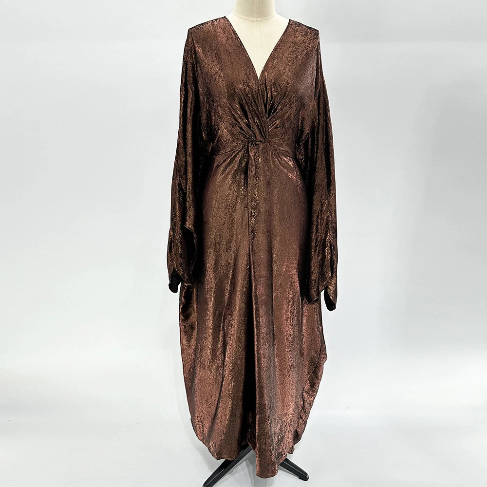 Abaya Modeste et Élégante 2024 – Robe Style Dubai Abaya Kaftan - Muslim Essentials
