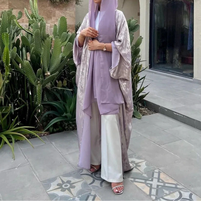 Abaya Satin Brillant – Élégance Dubaï pour Ramadan & Eid - Muslim Essentials