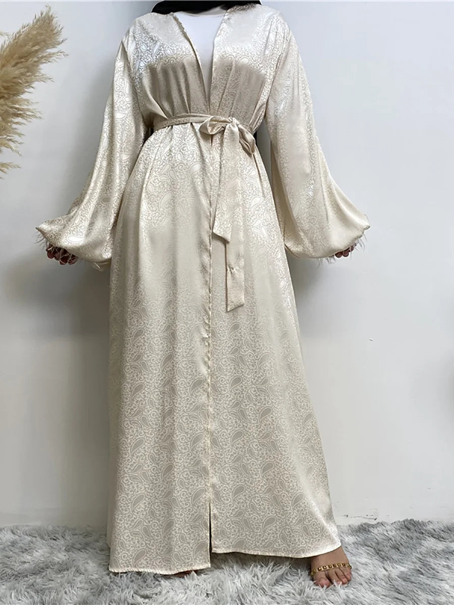 Chaomeng Abaya Femme Musulmane - Robe Modeste Dubai Kaftan Islamique - Muslim Essentials