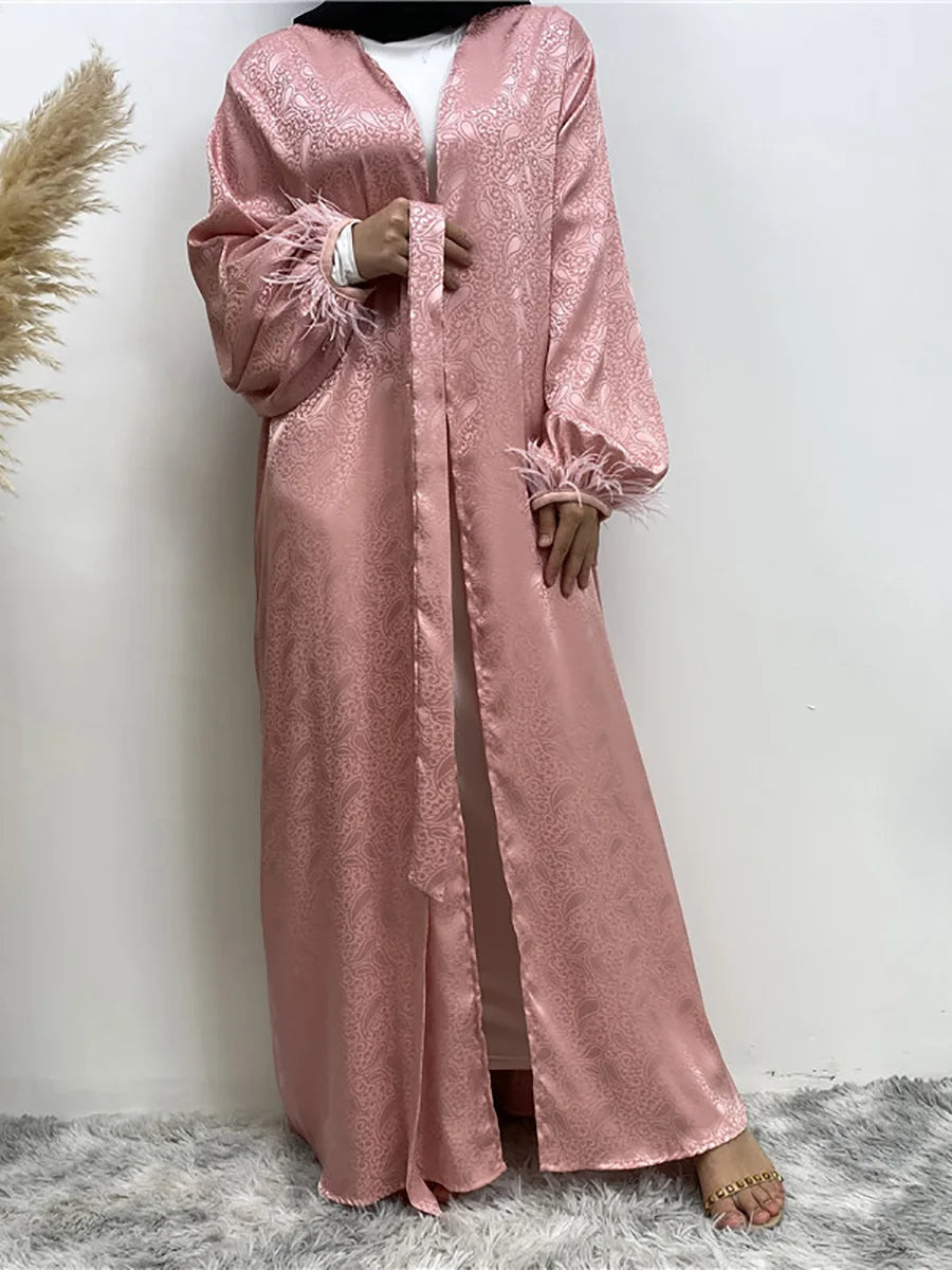 Chaomeng Abaya Femme Musulmane - Robe Modeste Dubai Kaftan Islamique - Muslim Essentials