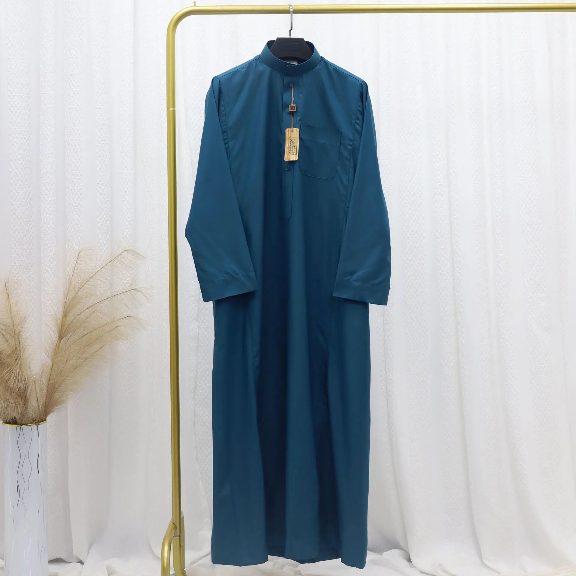 Robe Homme Luxe pour Eid – Style Dubai, Kimono Modeste et Élégant - Muslim Essentials