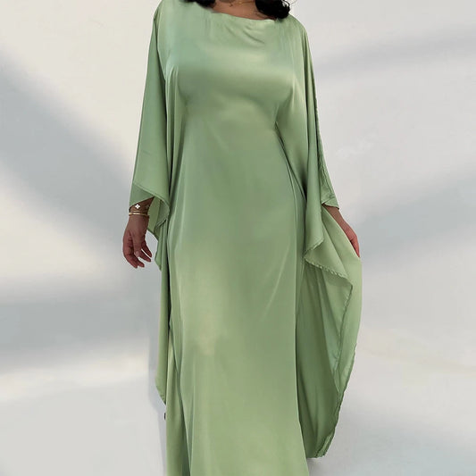 Abaya Élégance Suprême – Confort & Raffinement en Satin - Muslim Essentials