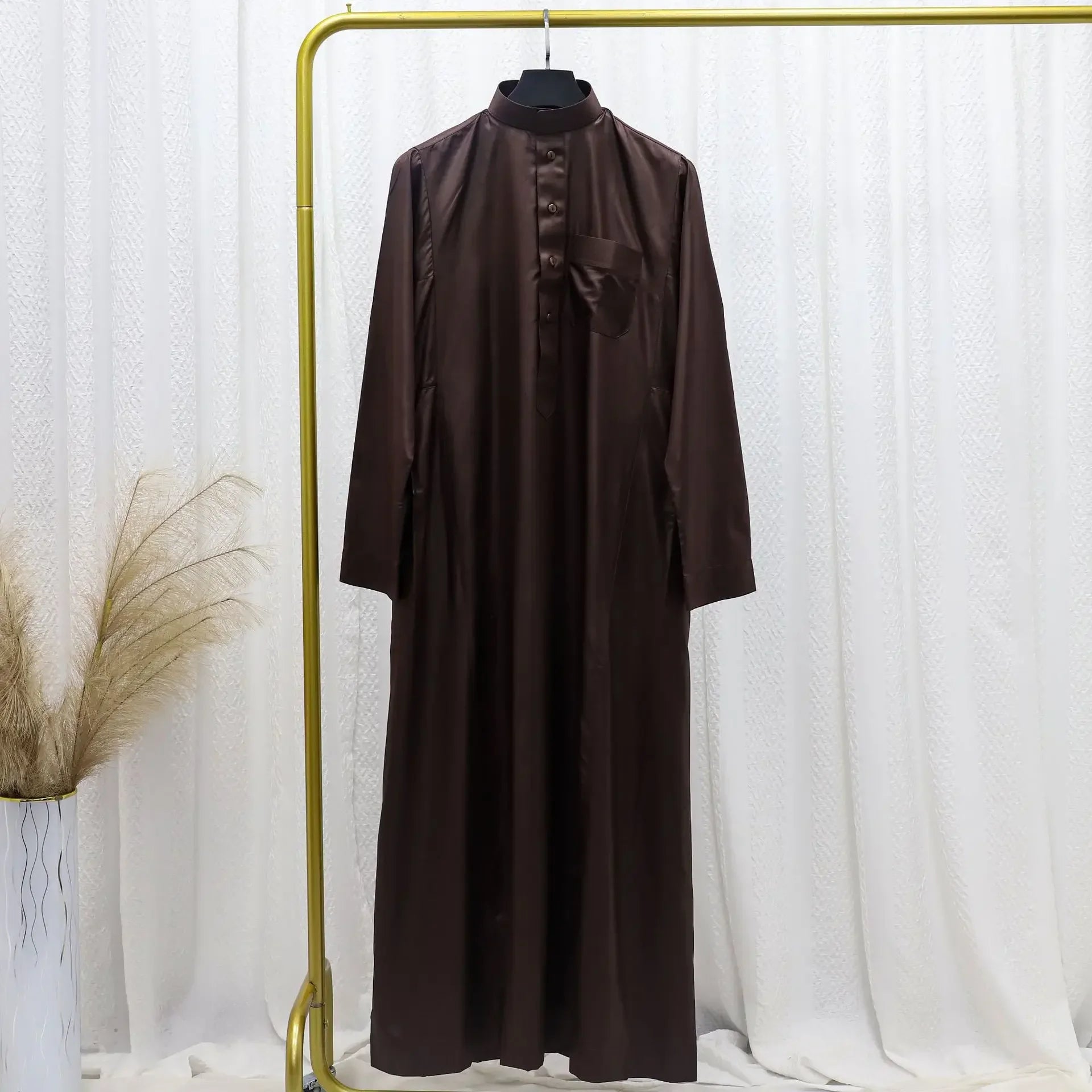 Robe Homme Luxe pour Eid – Style Dubai, Kimono Modeste et Élégant - Muslim Essentials
