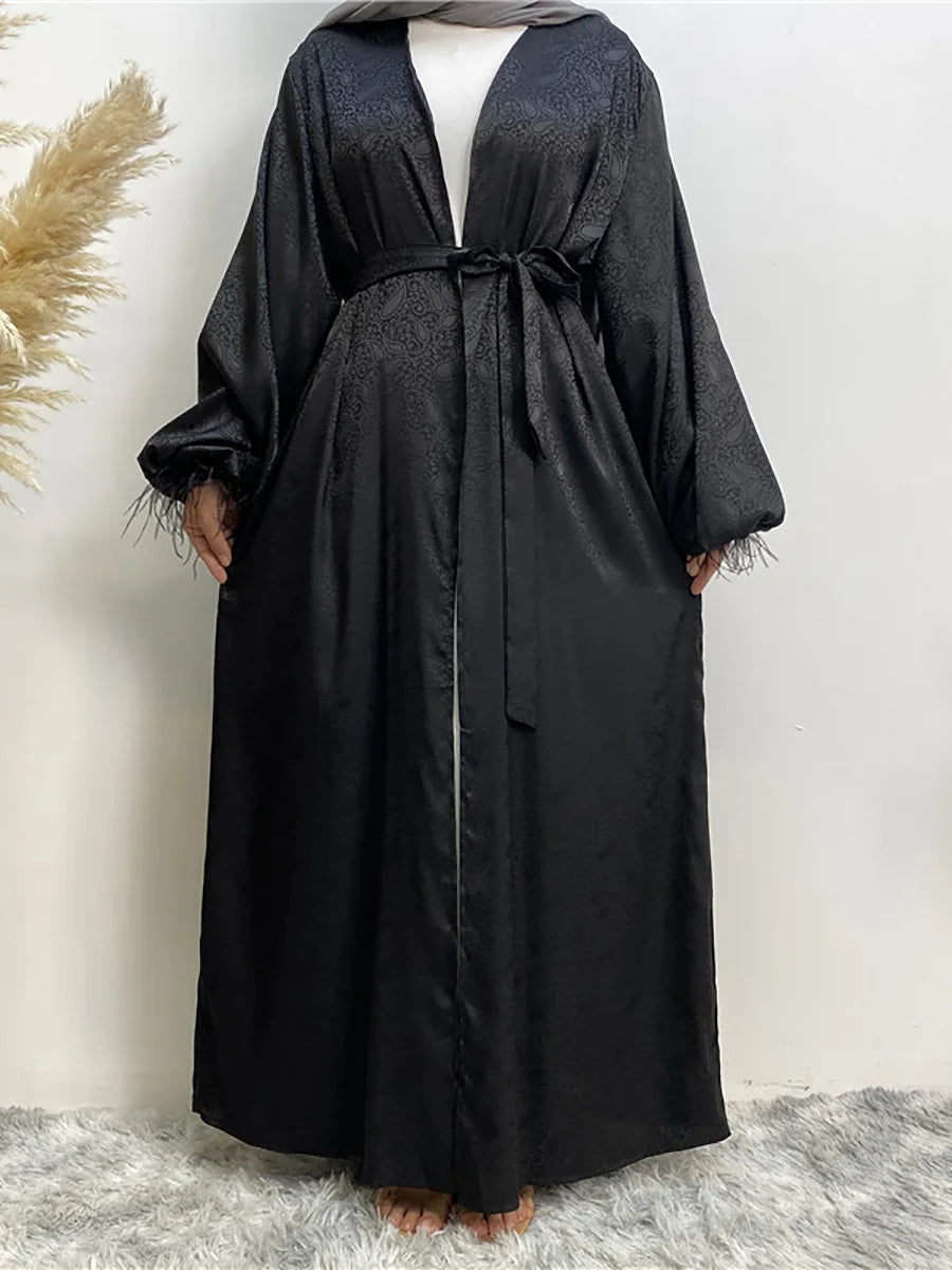 Chaomeng Abaya Femme Musulmane - Robe Modeste Dubai Kaftan Islamique - Muslim Essentials
