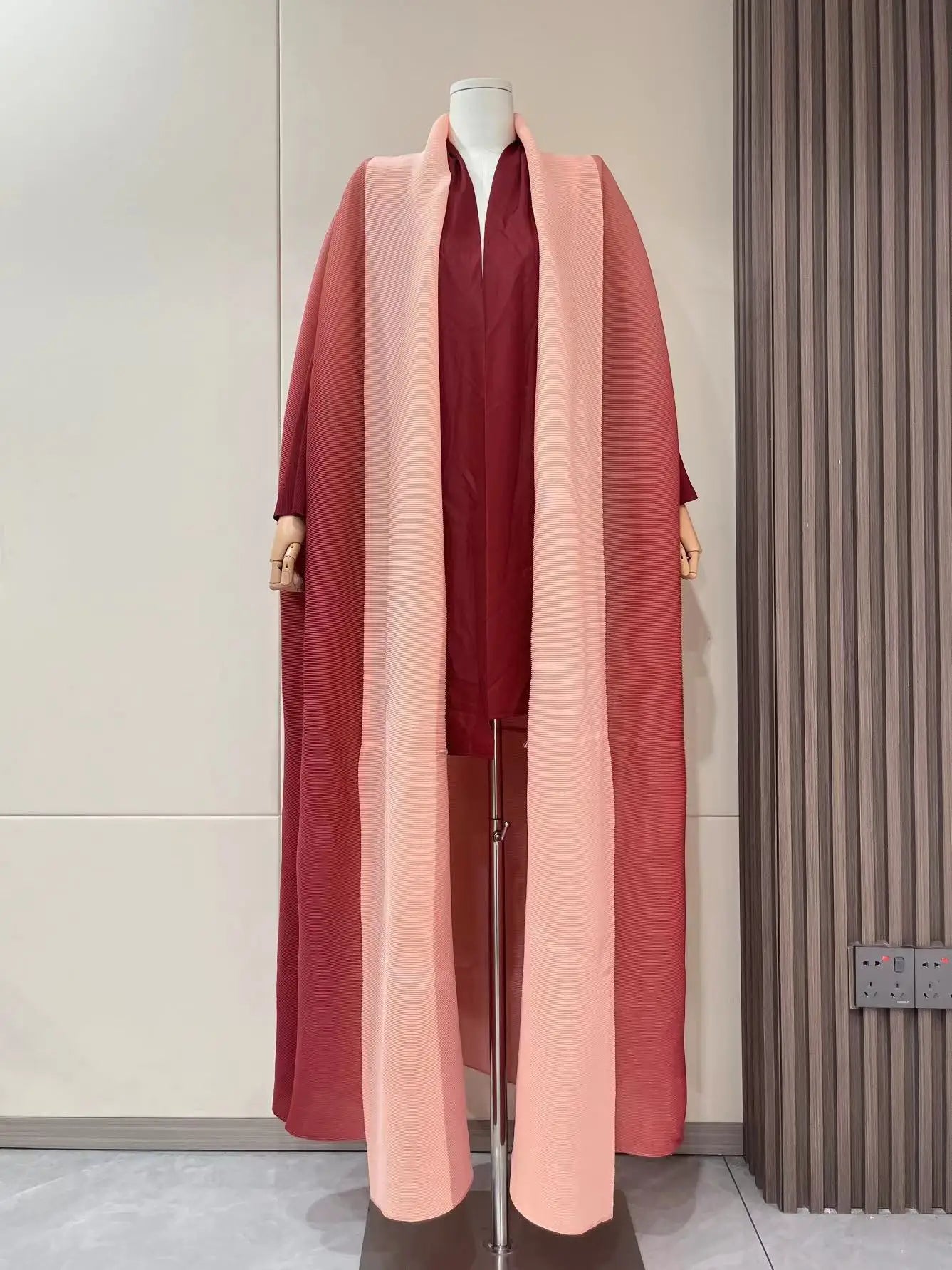 Manteau Long Femme Effet Froissé – Élégance Vintage & Confort Absolu - Muslim Essentials