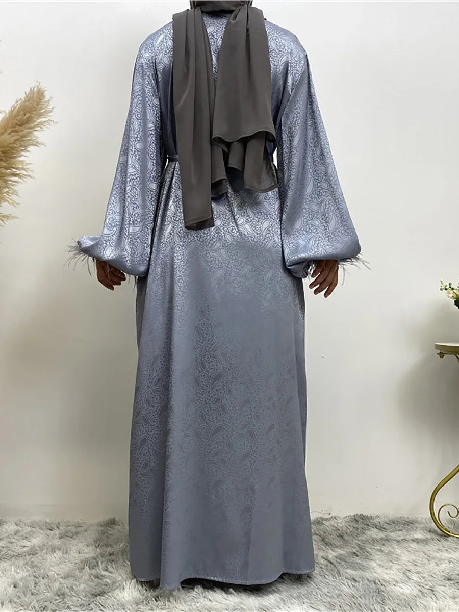 Chaomeng Abaya Femme Musulmane - Robe Modeste Dubai Kaftan Islamique - Muslim Essentials