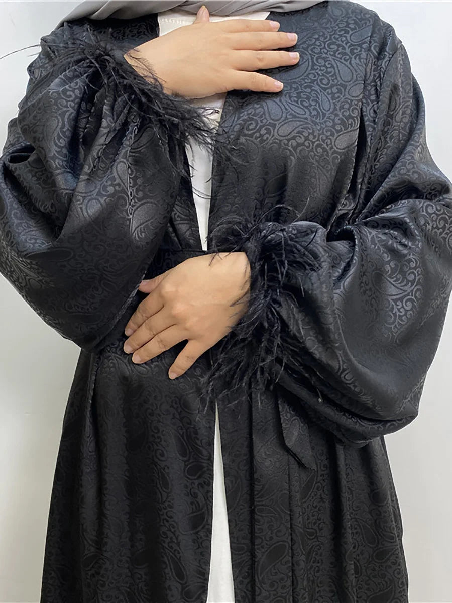 Chaomeng Abaya Femme Musulmane - Robe Modeste Dubai Kaftan Islamique - Muslim Essentials