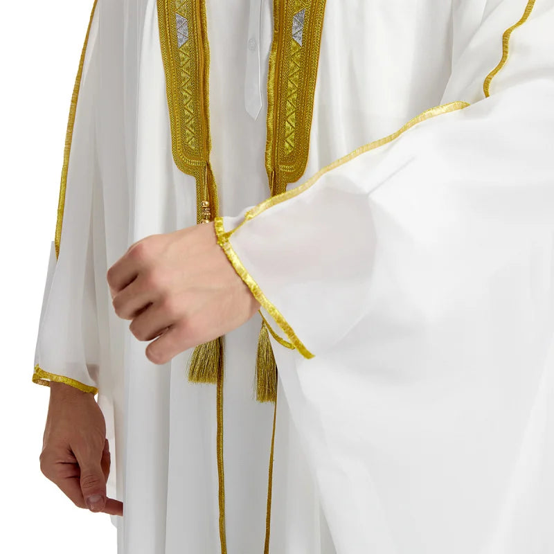 Kaftan Traditionnel pour Eid et Ramadan, Kimono Arabe Ouvert, Abaya Marocaine - Muslim Essentials