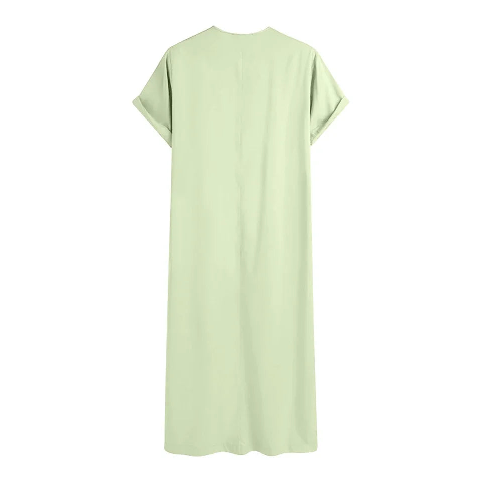 Qamis Homme Élégant en Coton Premium - Muslim Essentials