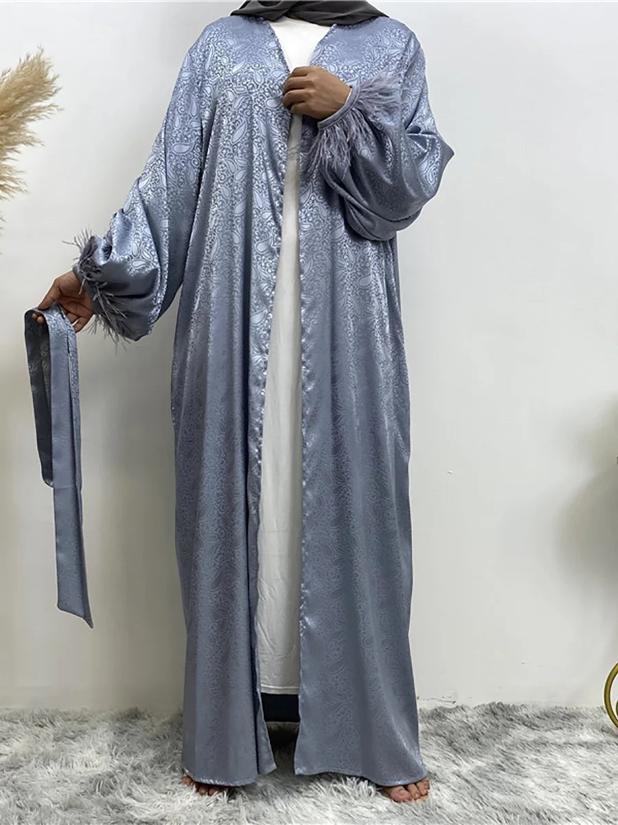 Chaomeng Abaya Femme Musulmane - Robe Modeste Dubai Kaftan Islamique - Muslim Essentials