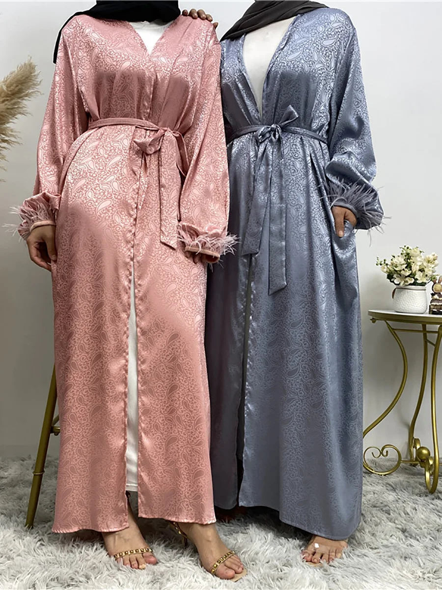 Chaomeng Abaya Femme Musulmane - Robe Modeste Dubai Kaftan Islamique - Muslim Essentials