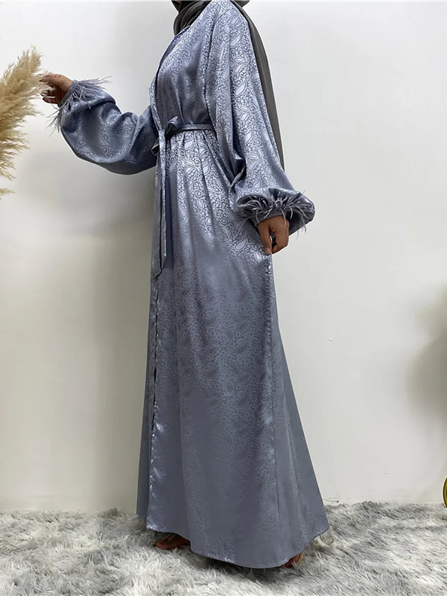 Chaomeng Abaya Femme Musulmane - Robe Modeste Dubai Kaftan Islamique - Muslim Essentials
