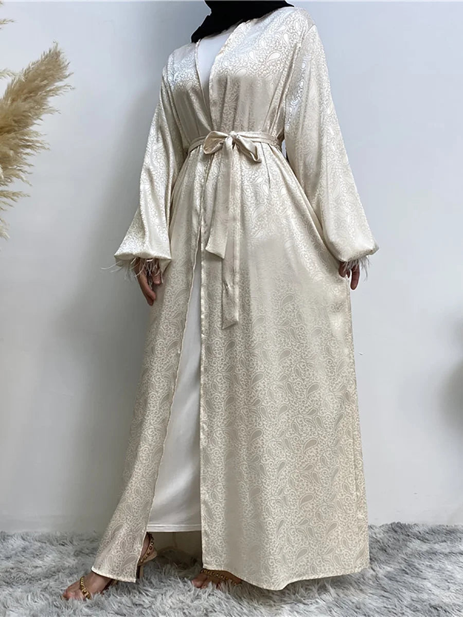 Chaomeng Abaya Femme Musulmane - Robe Modeste Dubai Kaftan Islamique - Muslim Essentials