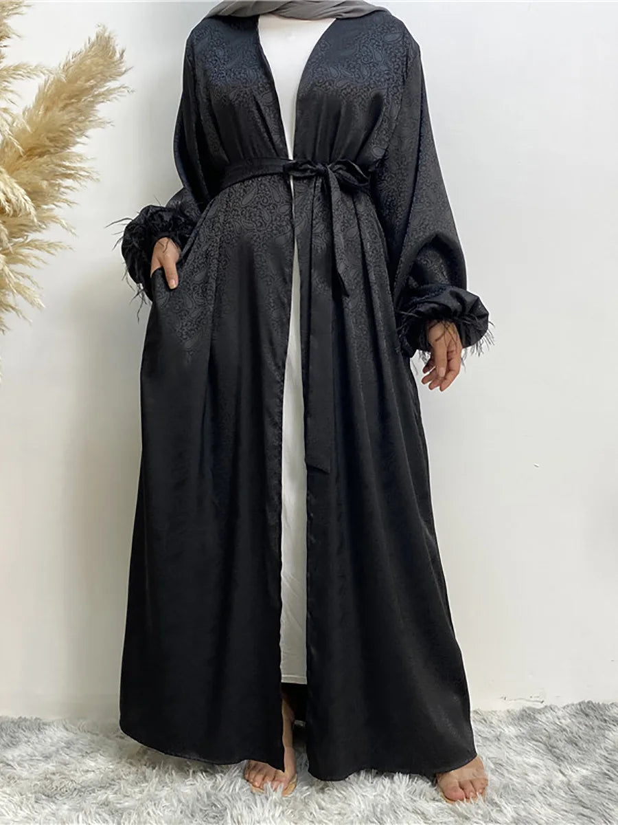 Chaomeng Abaya Femme Musulmane - Robe Modeste Dubai Kaftan Islamique - Muslim Essentials