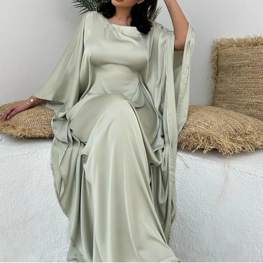 Abaya Élégance Suprême – Confort & Raffinement en Satin - Muslim Essentials