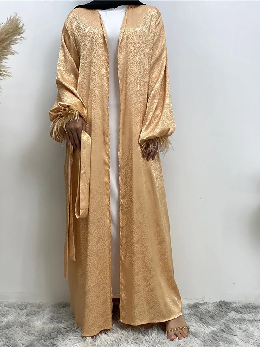 Chaomeng Abaya Femme Musulmane - Robe Modeste Dubai Kaftan Islamique - Muslim Essentials