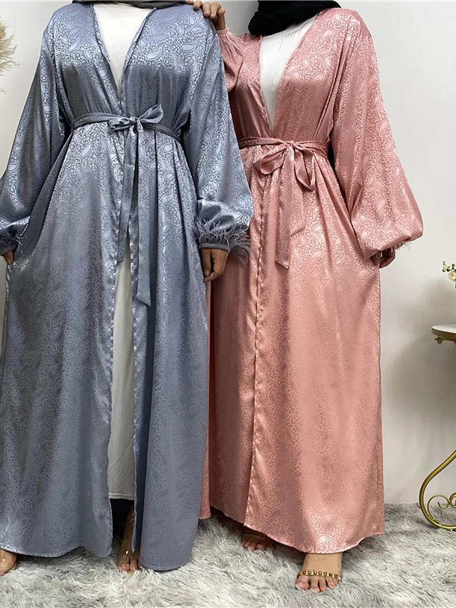 Chaomeng Abaya Femme Musulmane - Robe Modeste Dubai Kaftan Islamique - Muslim Essentials