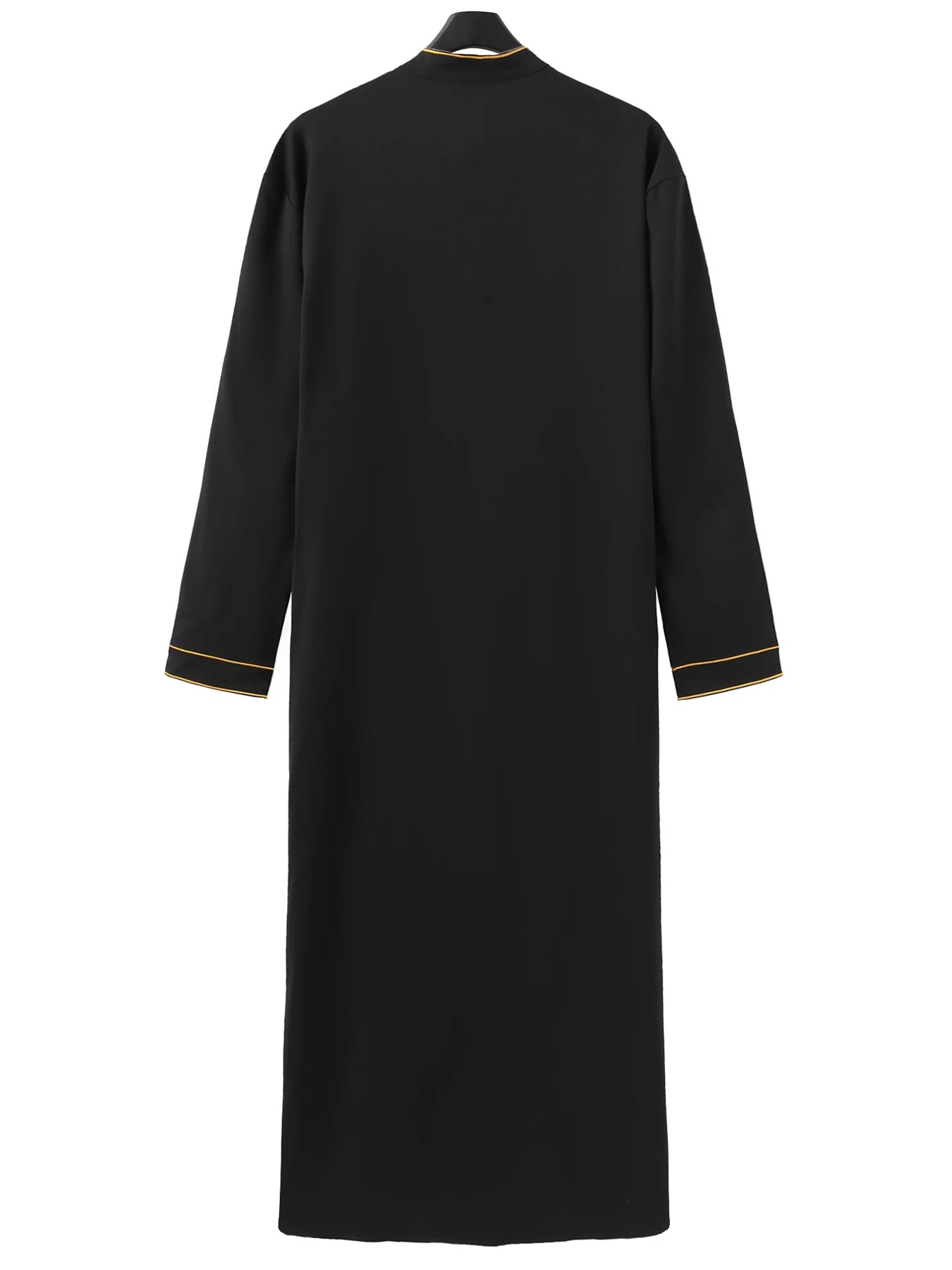 Qamis Homme Islamique – Robe Arabe Brodée à Manches Longues et Col Montant, Élégance Traditionnelle - Muslim Essentials