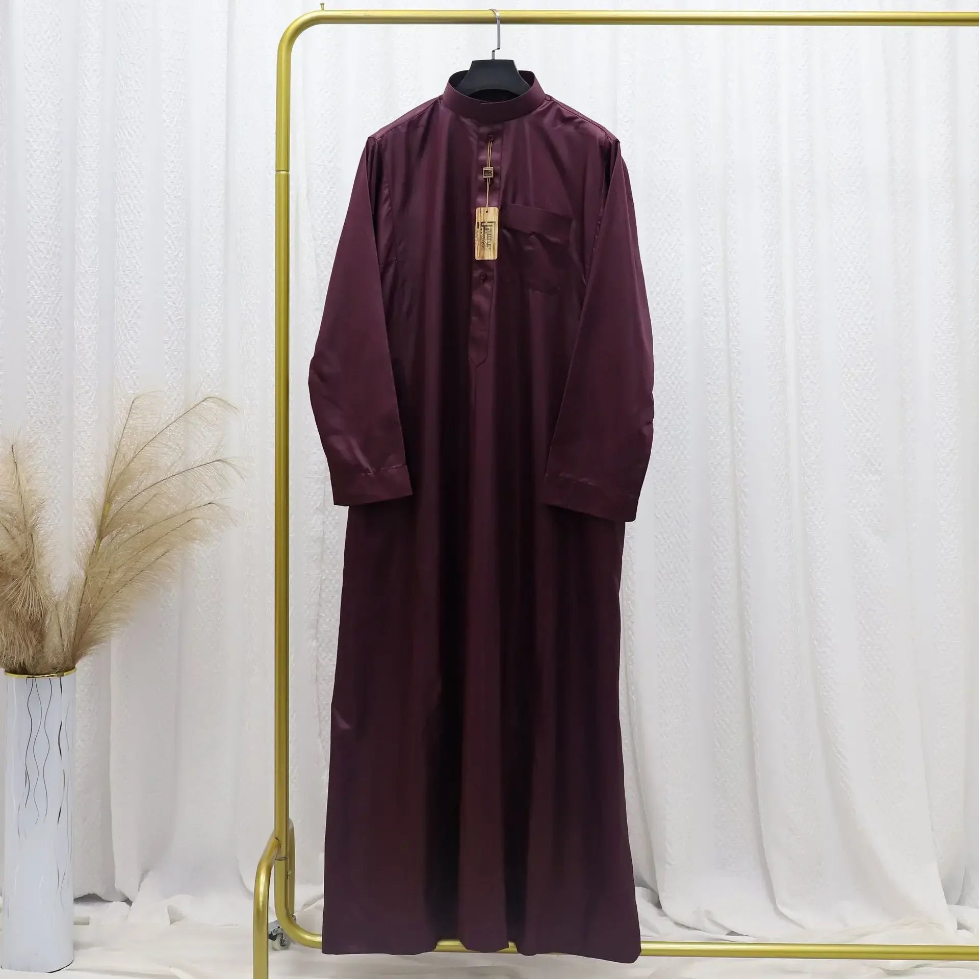 Robe Homme Luxe pour Eid – Style Dubai, Kimono Modeste et Élégant - Muslim Essentials