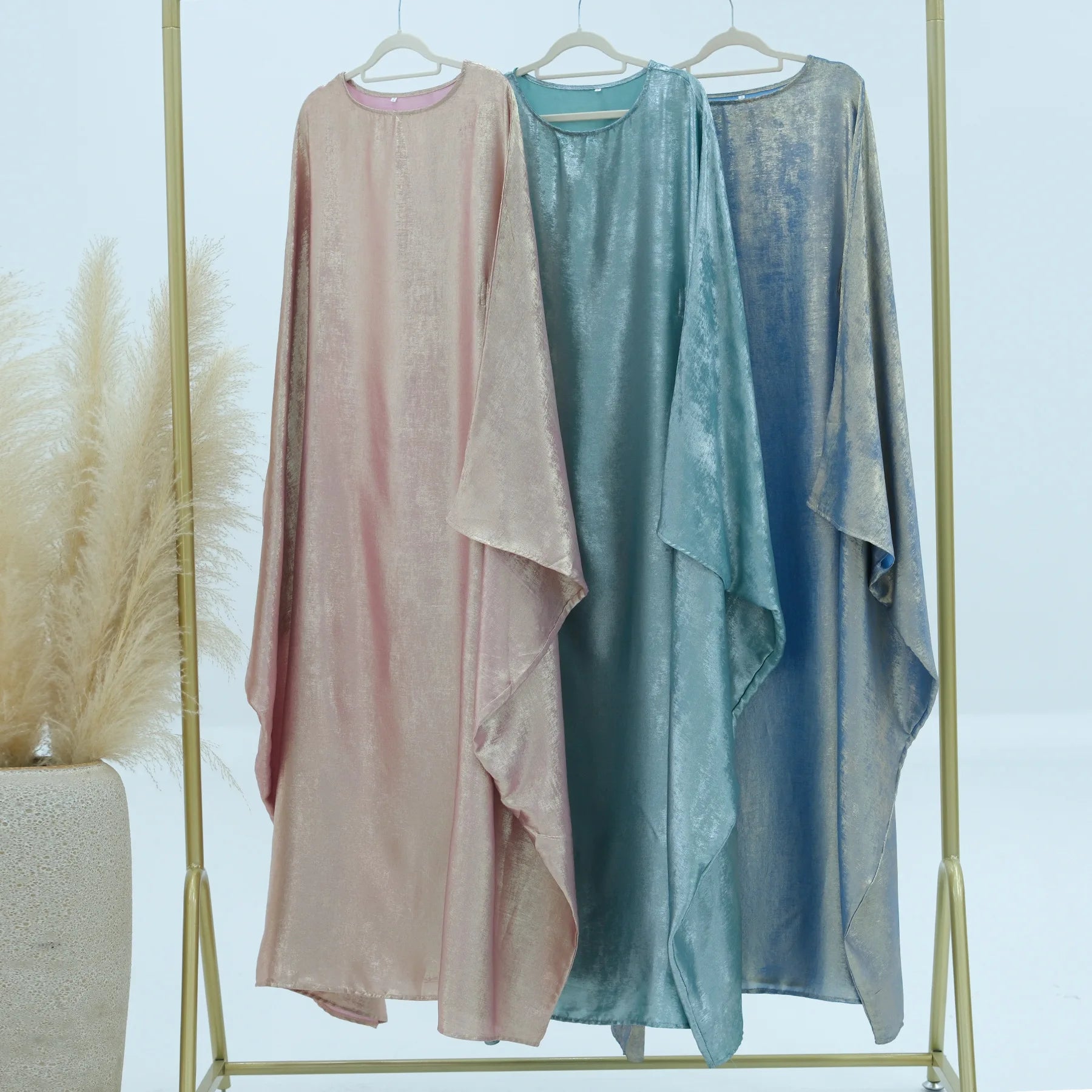 Robe Modeste Brillante – Kaftan Musulman avec Ceinture à Nouer pour Femmes - Muslim Essentials
