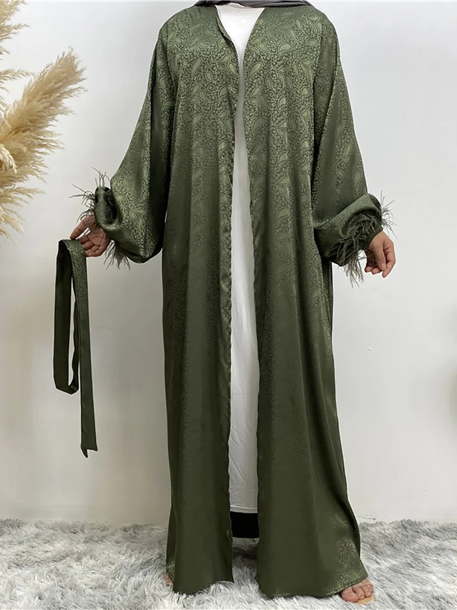 Chaomeng Abaya Femme Musulmane - Robe Modeste Dubai Kaftan Islamique - Muslim Essentials