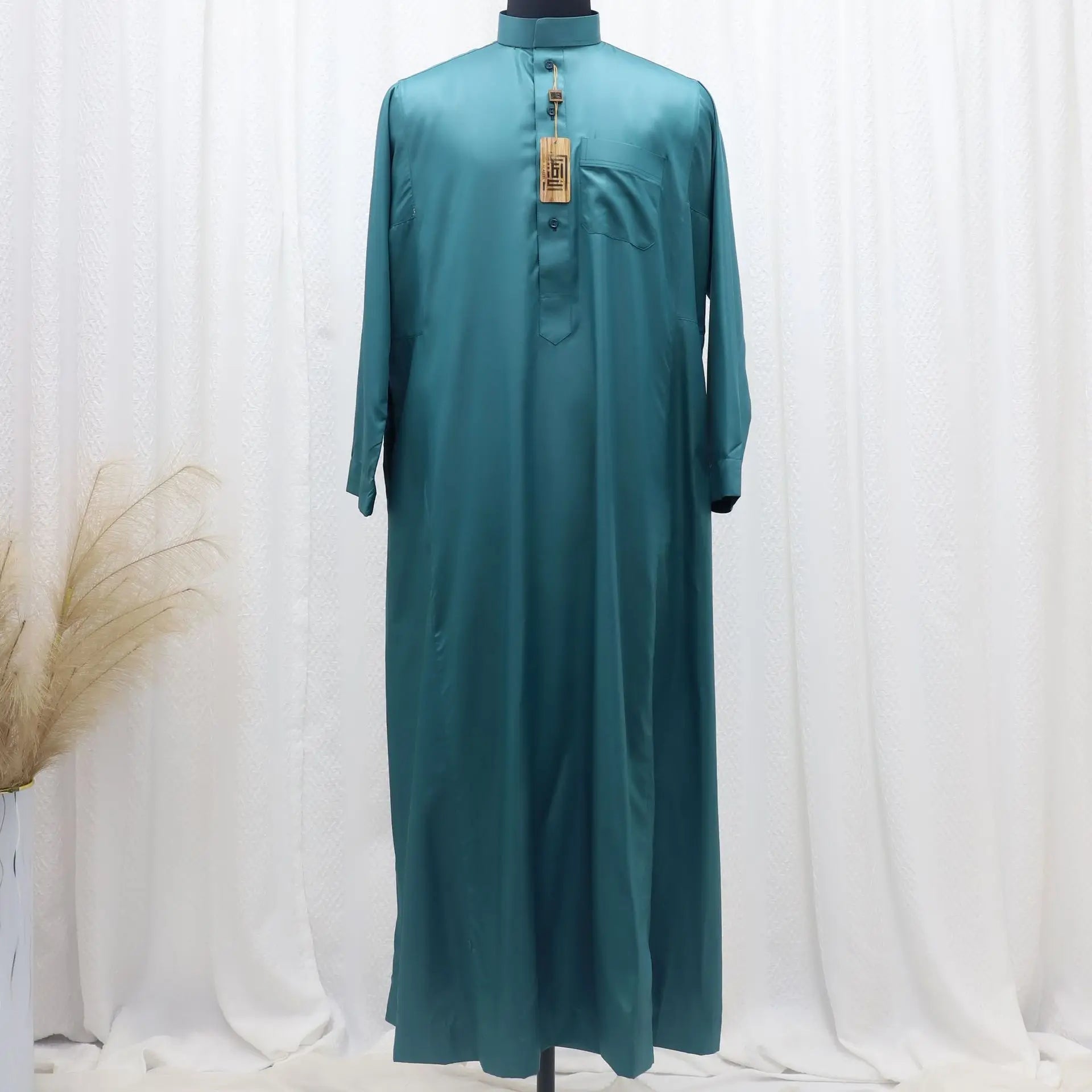 Robe Homme Luxe pour Eid – Style Dubai, Kimono Modeste et Élégant - Muslim Essentials