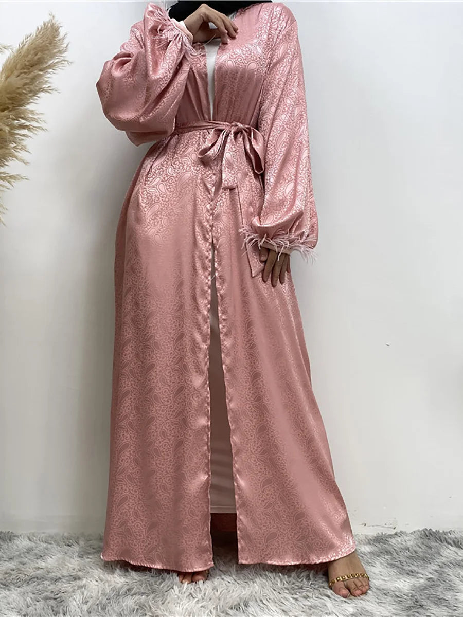 Chaomeng Abaya Femme Musulmane - Robe Modeste Dubai Kaftan Islamique - Muslim Essentials