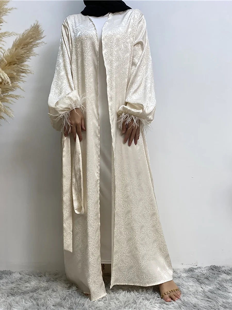 Chaomeng Abaya Femme Musulmane - Robe Modeste Dubai Kaftan Islamique - Muslim Essentials