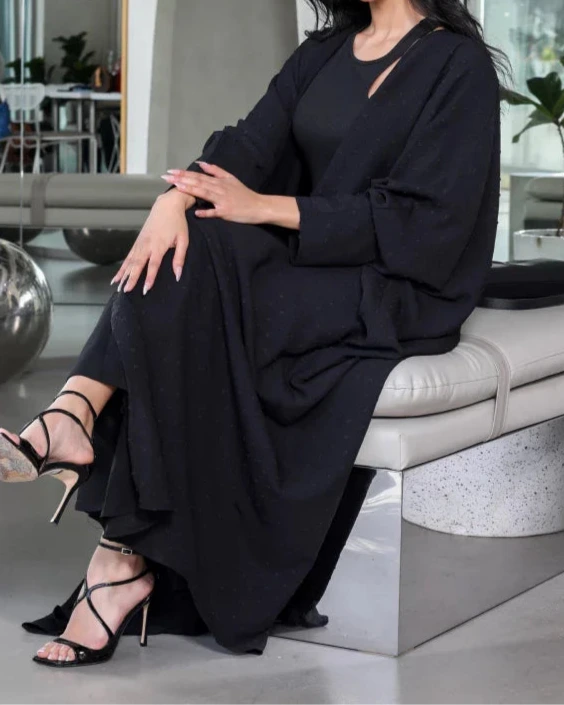Abaya Kimono Ouverte – Élégance Dubaïote pour Ramadan & Eid - Muslim Essentials