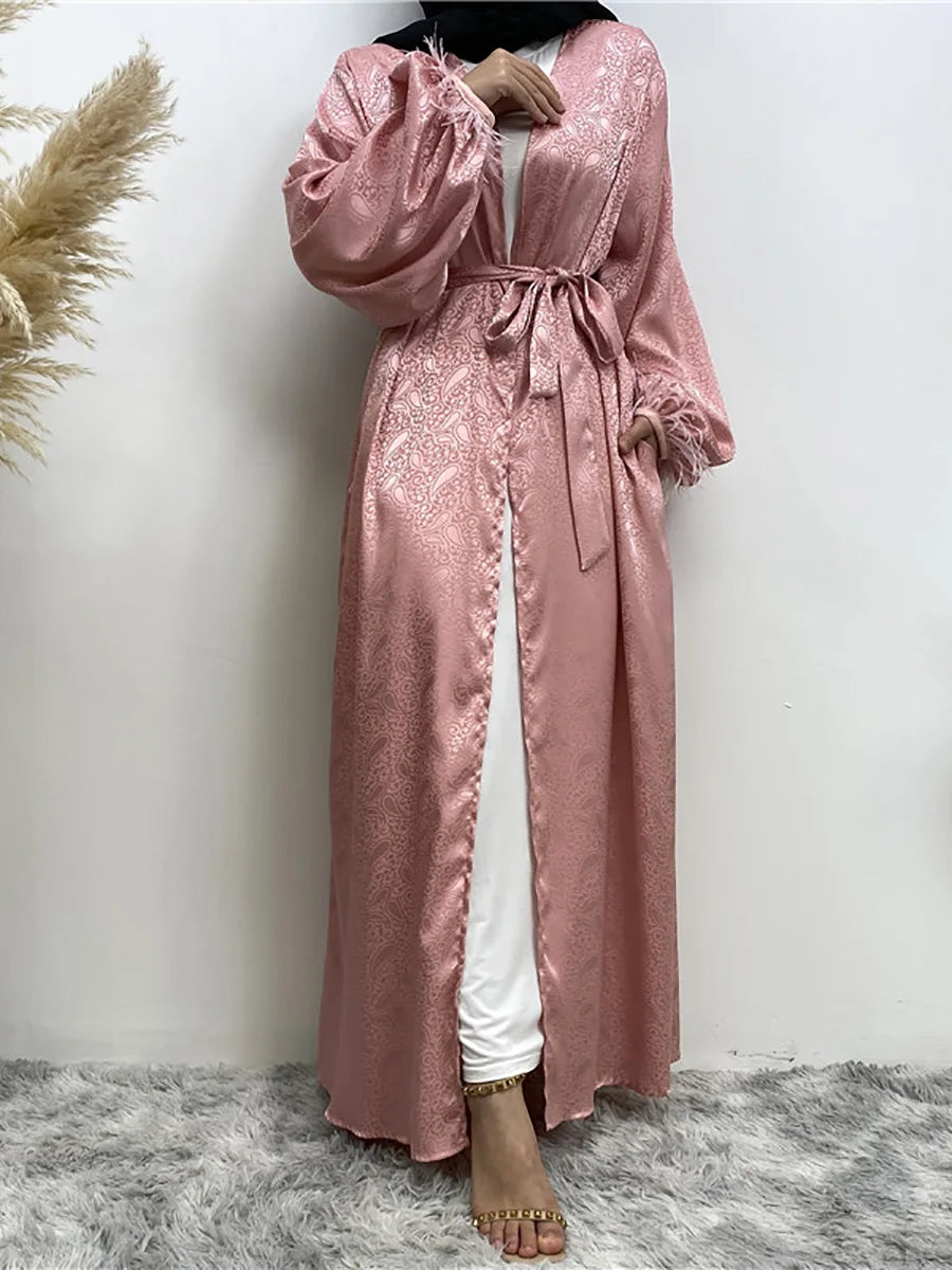 Chaomeng Abaya Femme Musulmane - Robe Modeste Dubai Kaftan Islamique - Muslim Essentials