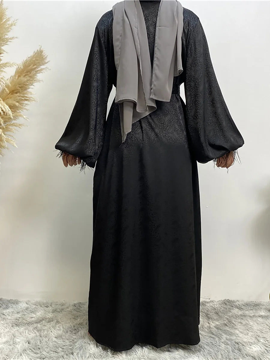 Chaomeng Abaya Femme Musulmane - Robe Modeste Dubai Kaftan Islamique - Muslim Essentials