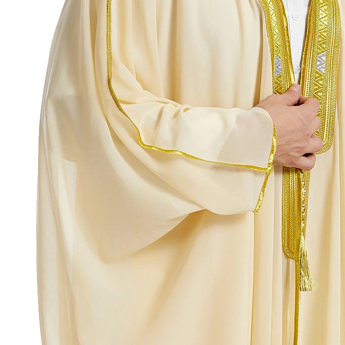 Kaftan Traditionnel pour Eid et Ramadan, Kimono Arabe Ouvert, Abaya Marocaine - Muslim Essentials