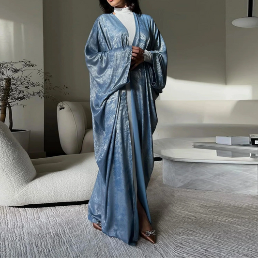Abaya Satin Brillant – Élégance Dubaï pour Ramadan & Eid - Muslim Essentials