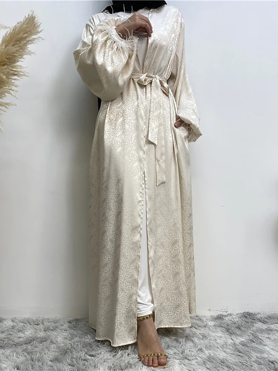 Chaomeng Abaya Femme Musulmane - Robe Modeste Dubai Kaftan Islamique - Muslim Essentials